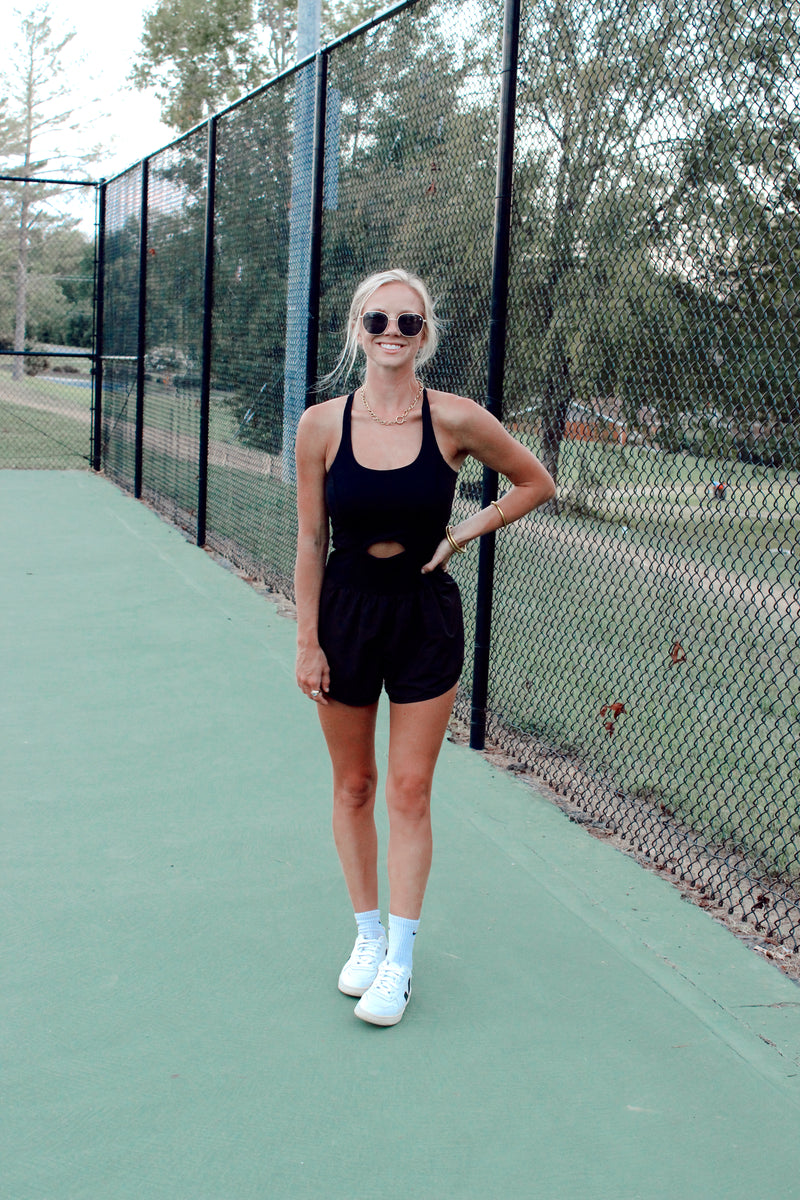 Game On One-Piece Athletic Romper